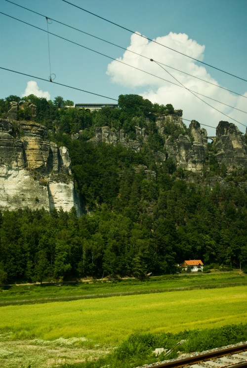 Photo on the train to Prague from Berlin, by Matt Hovey
