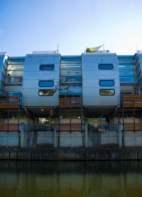 Camden Town Canal flats, London