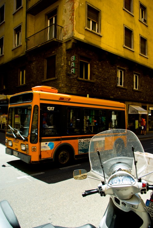 Mini bus in Firenze, Italia