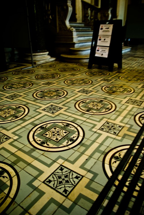 Floor inside one of the Universität Wien buildings