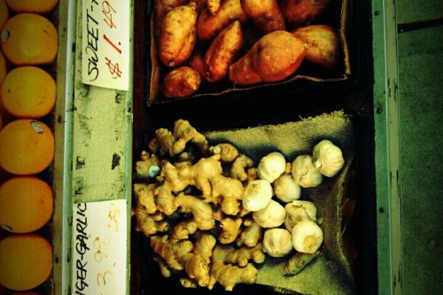 Lindsay Webster's photo of garlic and ginger