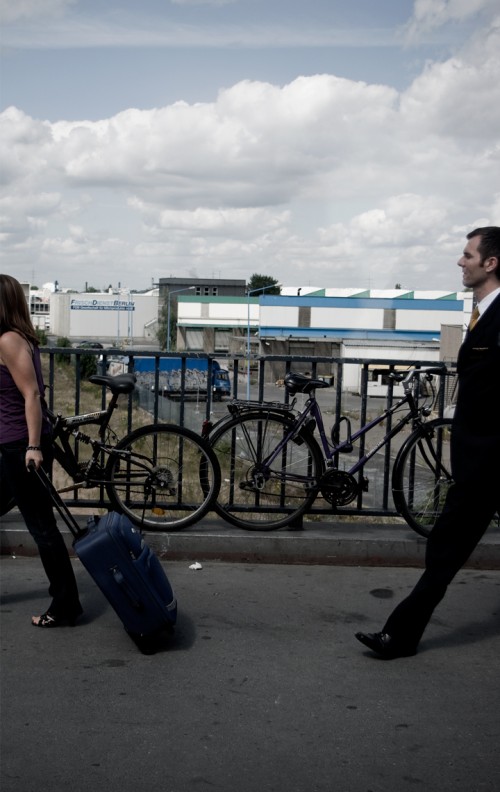 Pedestrians in Berlin, Germany